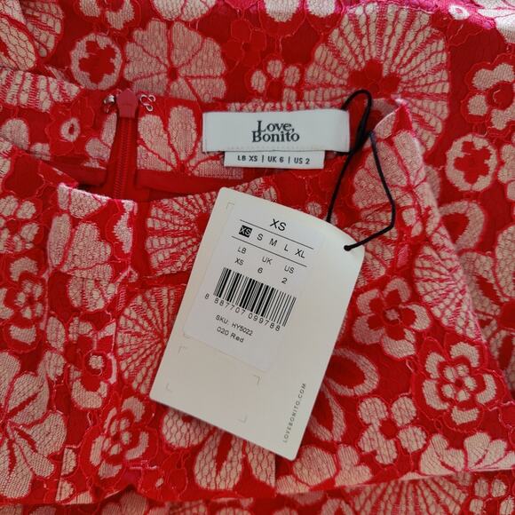 Love, bonito Caren lace tailored vest and culottes set, US2 - Picture 11 of 11